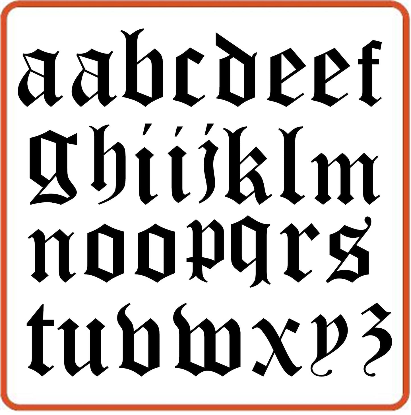 SEC Apparel Old English Iron On Letters, 2 Inch - secapparelonline