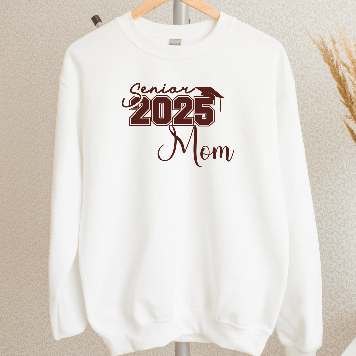 Senior 2025 Mom Shirt | Crew neck | V Neck| Sweatshirt | Hoodie - secapparelonline