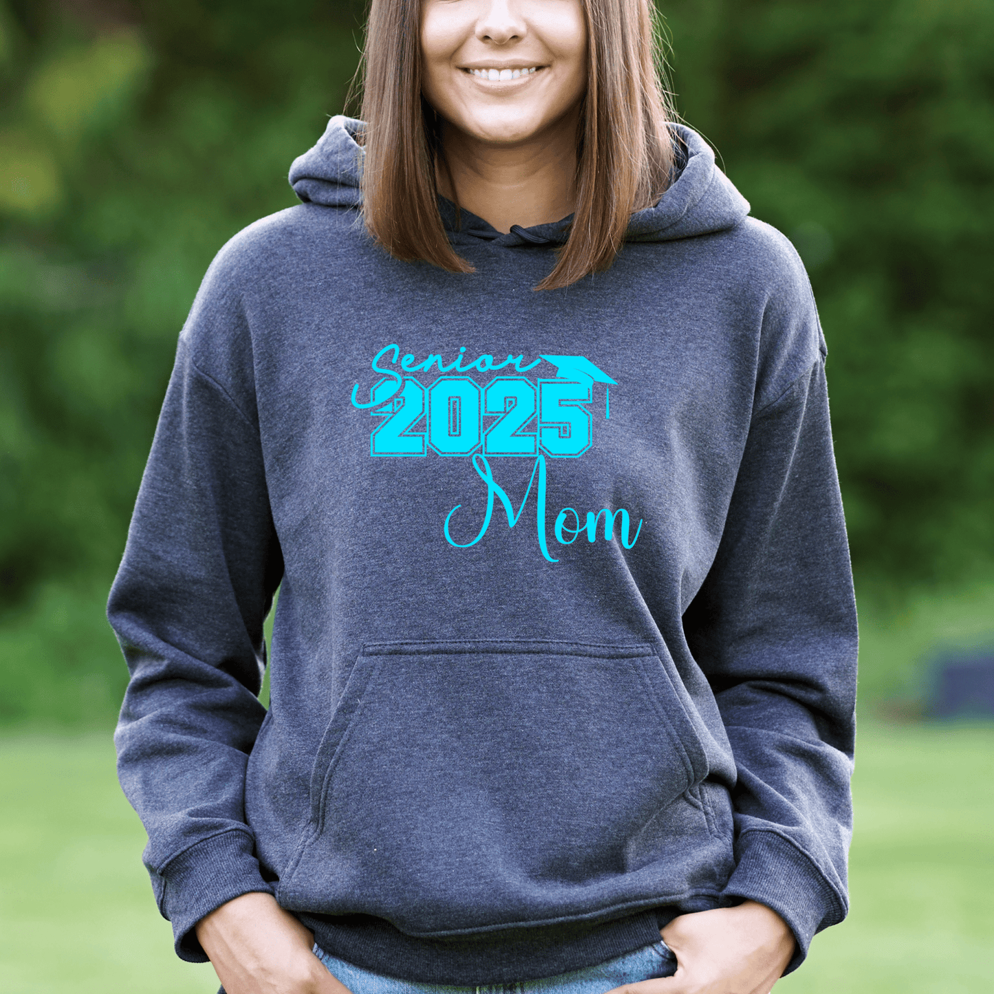 Senior 2025 Mom Shirt | Crew neck | V Neck| Sweatshirt | Hoodie - secapparelonline