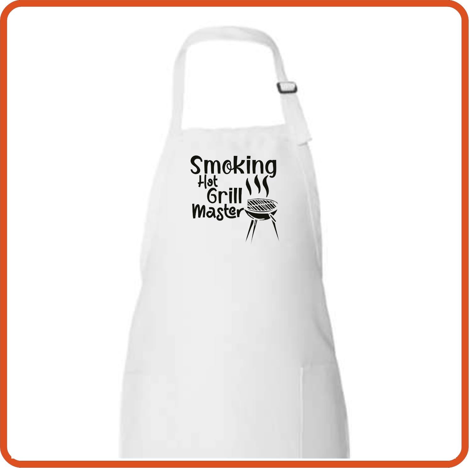 Smoking Hot Grill Master Full Length Apron by SEC Apparel - secapparelonline