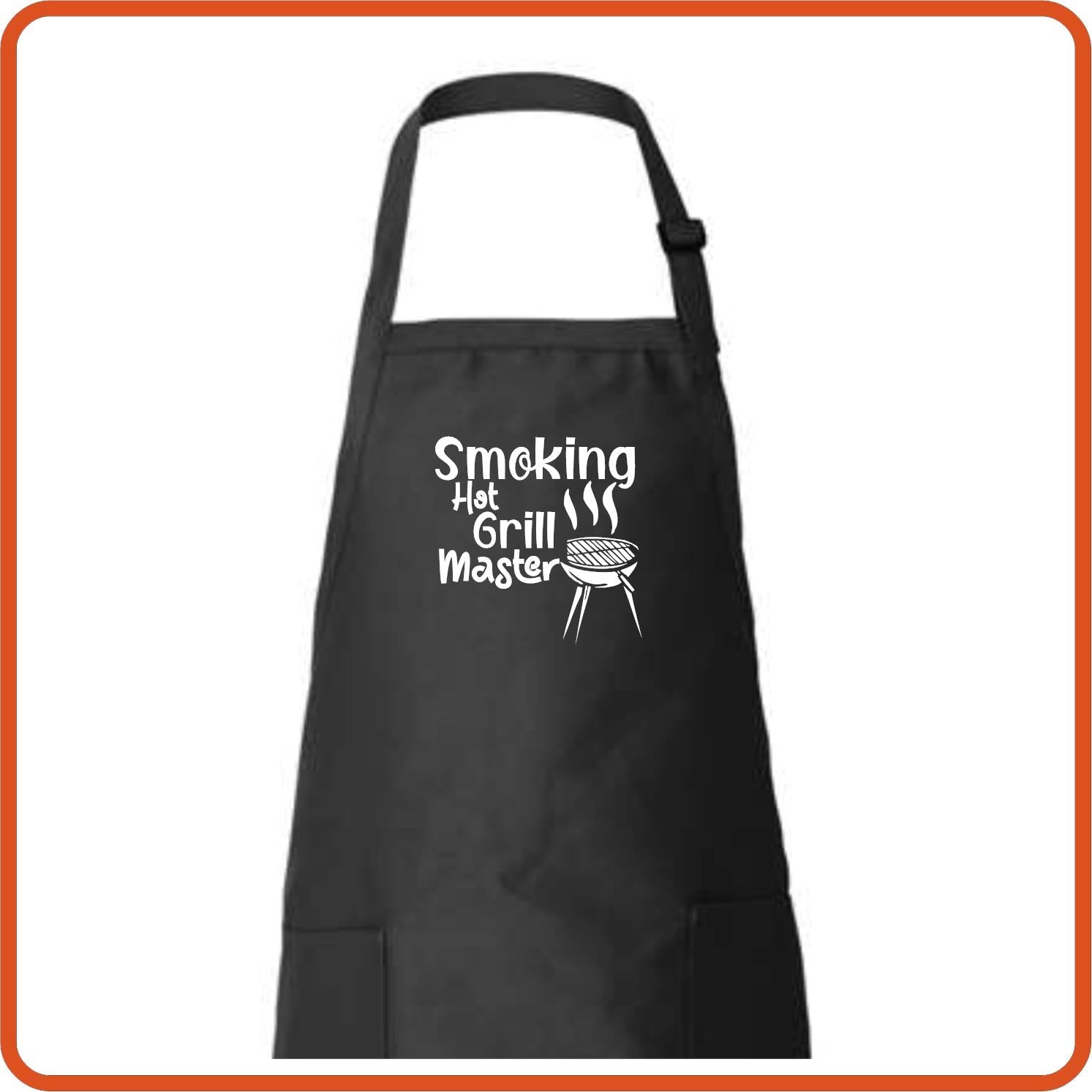 Smoking Hot Grill Master Full Length Apron by SEC Apparel - secapparelonline