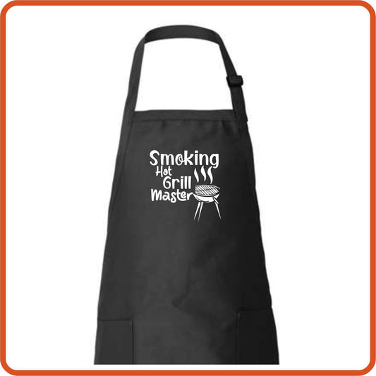 Smoking Hot Grill Master Full Length Apron by SEC Apparel - secapparelonline