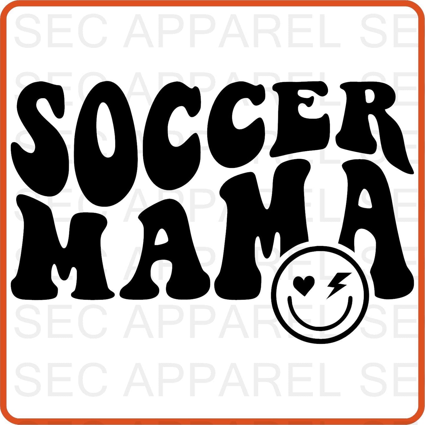 Soccer Iron On Decals Patches transfers vinyl for shirts, clothing | Sport Fan| Soccer Mama - secapparelonline