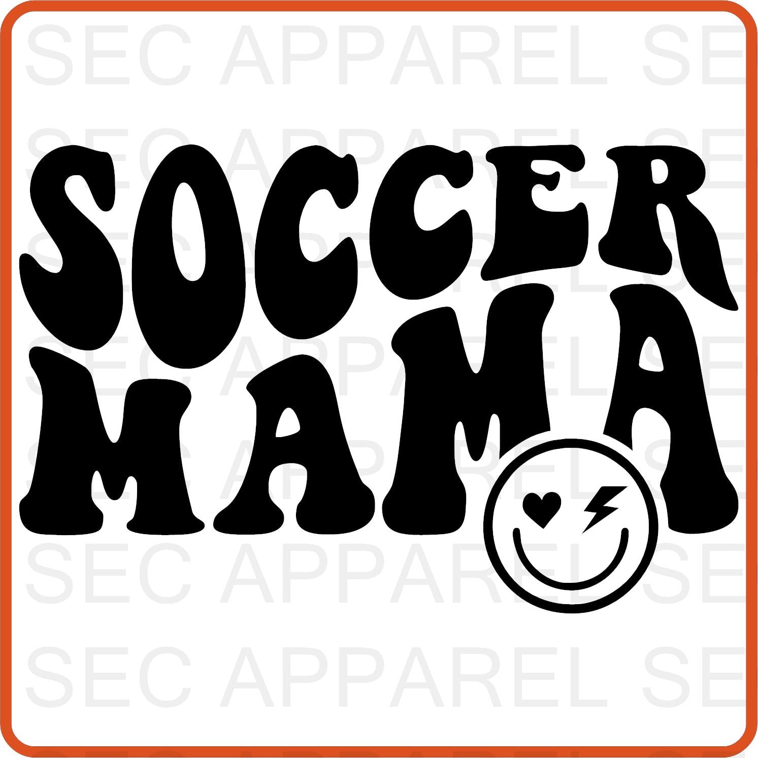 Soccer Iron On Decals Patches transfers vinyl for shirts, clothing | Sport Fan| Soccer Mama - secapparelonline