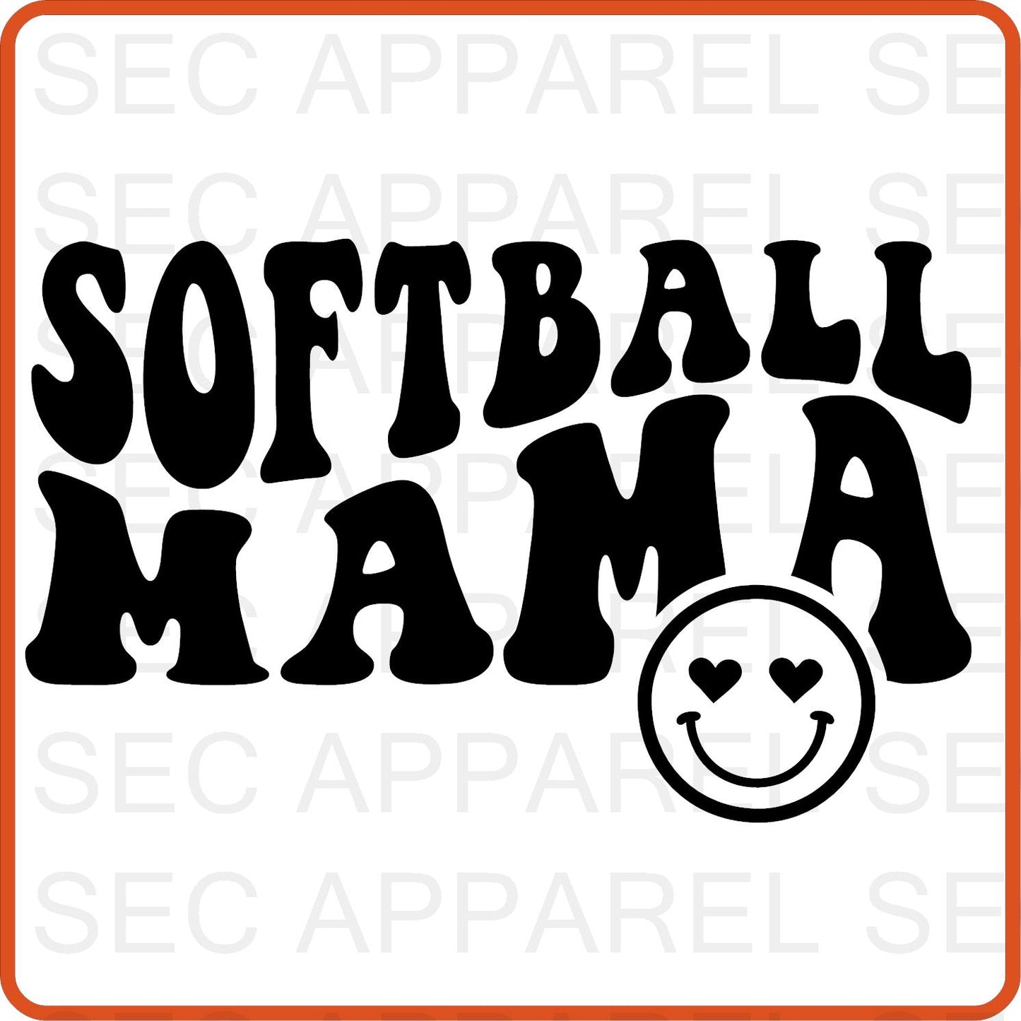 Softball Mom Iron On Decals Patches transfers vinyl  for shirts, clothing | Sport Fan|