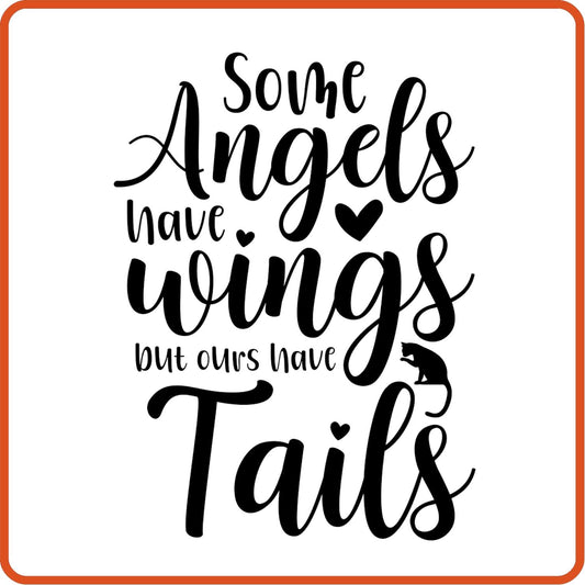 Some Angels Have Wings | Memorial | Sympathy Iron On Decals Patches by SEC Apparel - secapparelonline