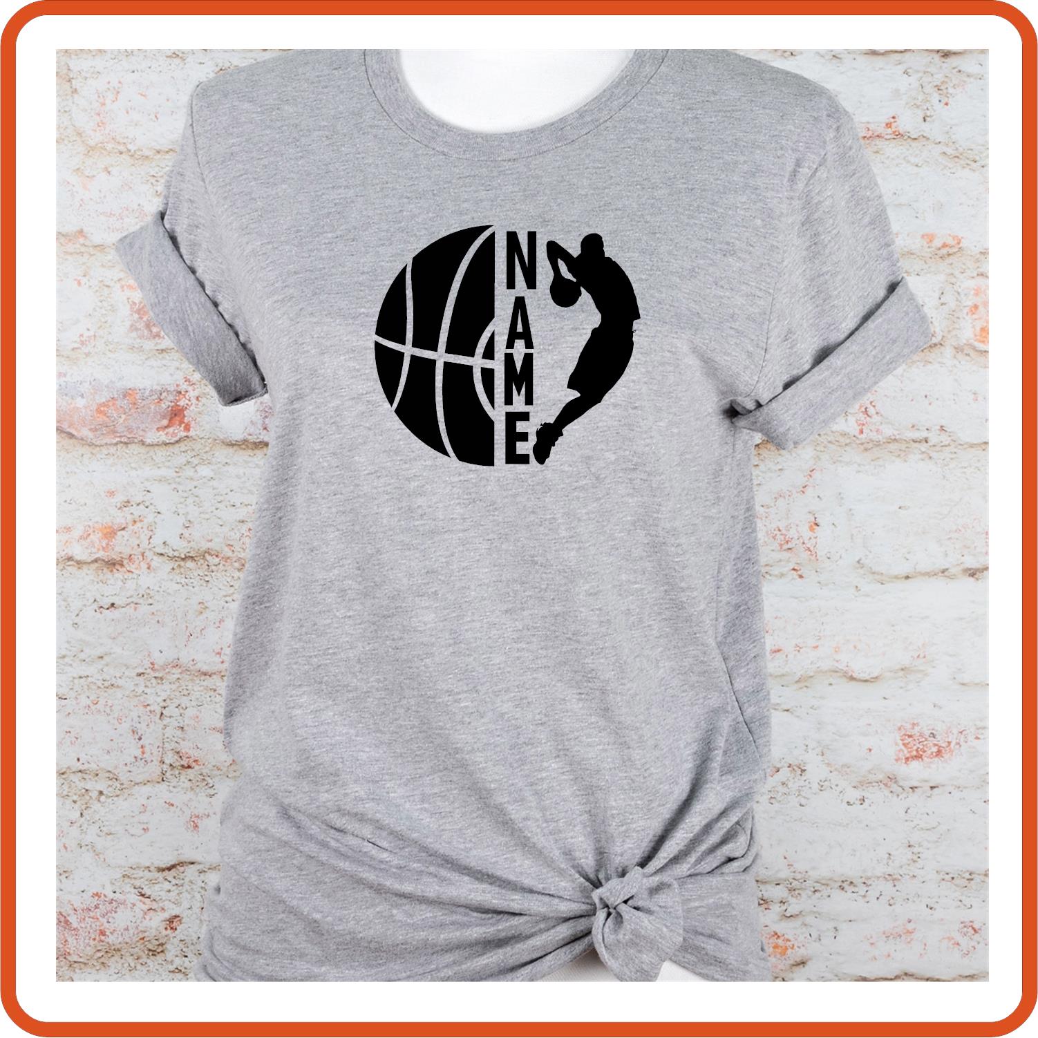 Sport Fan Graphic T Shirt| Unisex | Sport Fan Shirts | Custom Personalized Basketball Name - secapparelonline