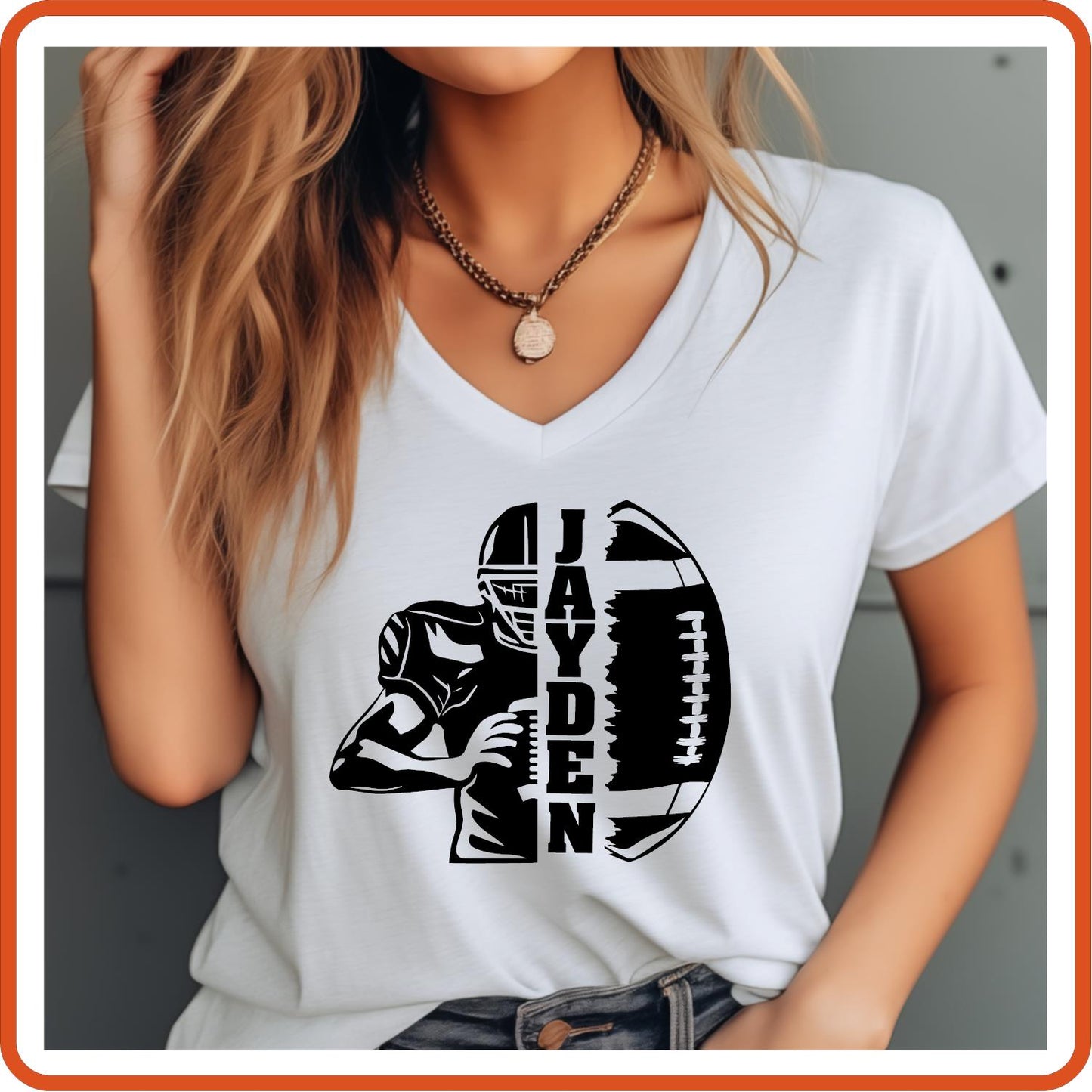 Sport Fan Graphic T Shirt| Unisex | Sport Fan Shirts | Custom Personalized Football Name - secapparelonline