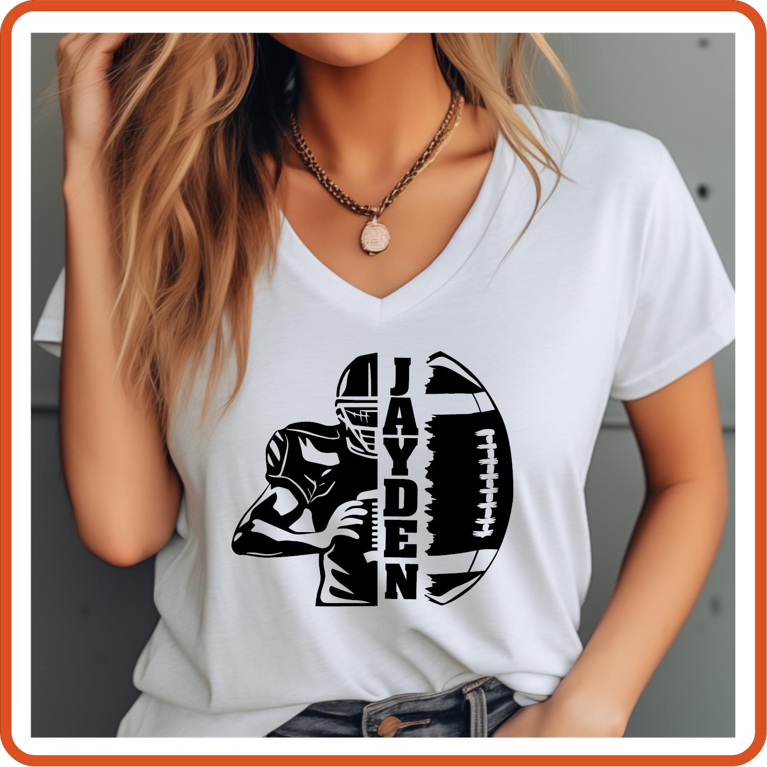 Sport Fan Graphic T Shirt| Unisex | Sport Fan Shirts | Custom Personalized Football Name - secapparelonline