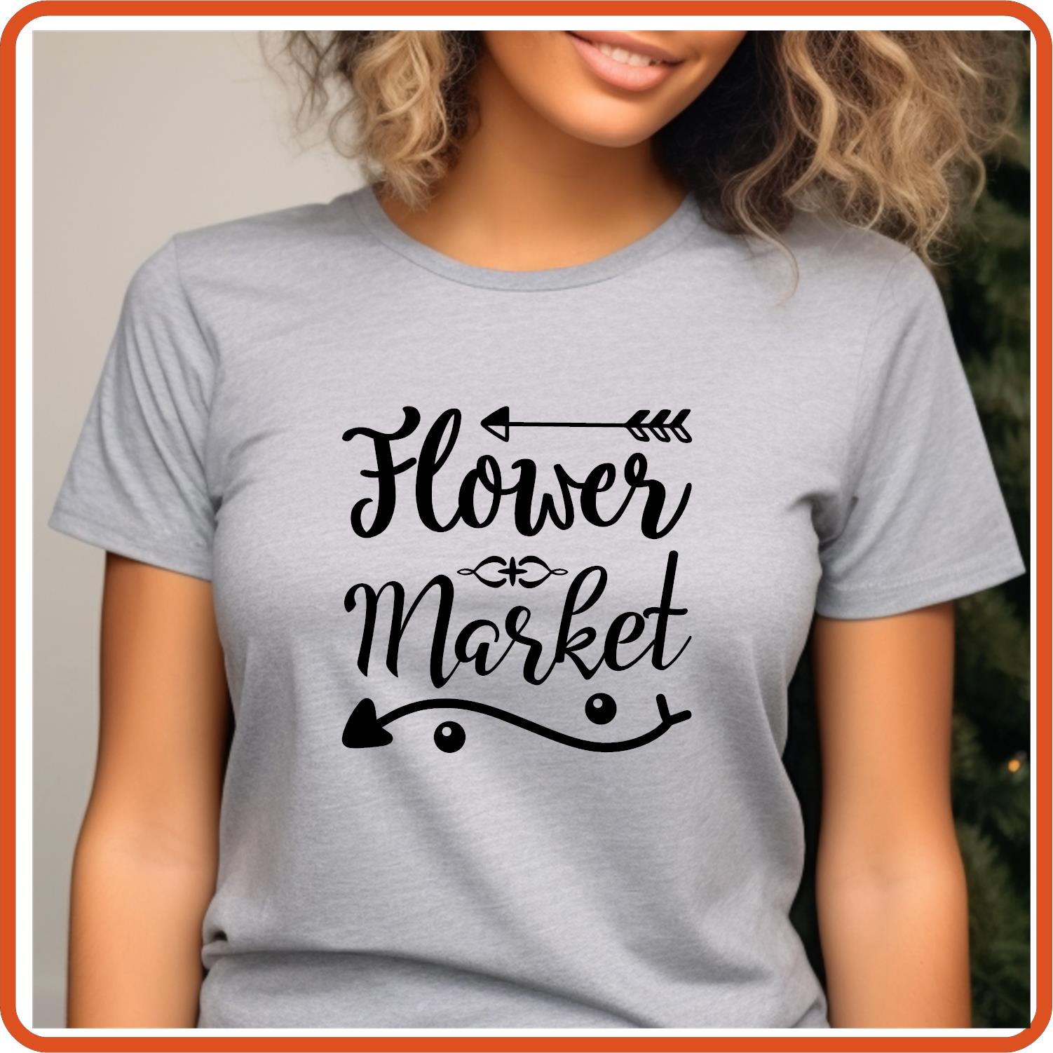 Spring Graphic T-shirts | Spring Shirts | SEC Apparel | Flower Market - secapparelonline