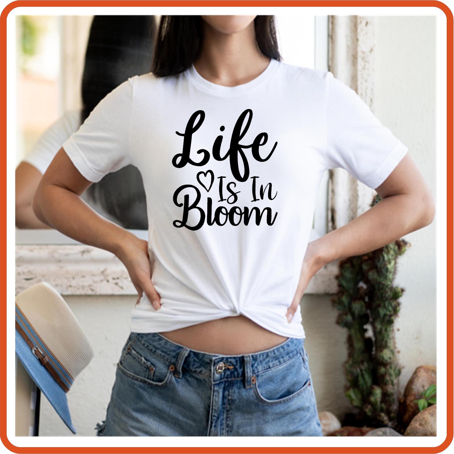 Spring Graphic T-shirts | Spring Shirts | SEC Apparel | Life Is In Bloom - secapparelonline