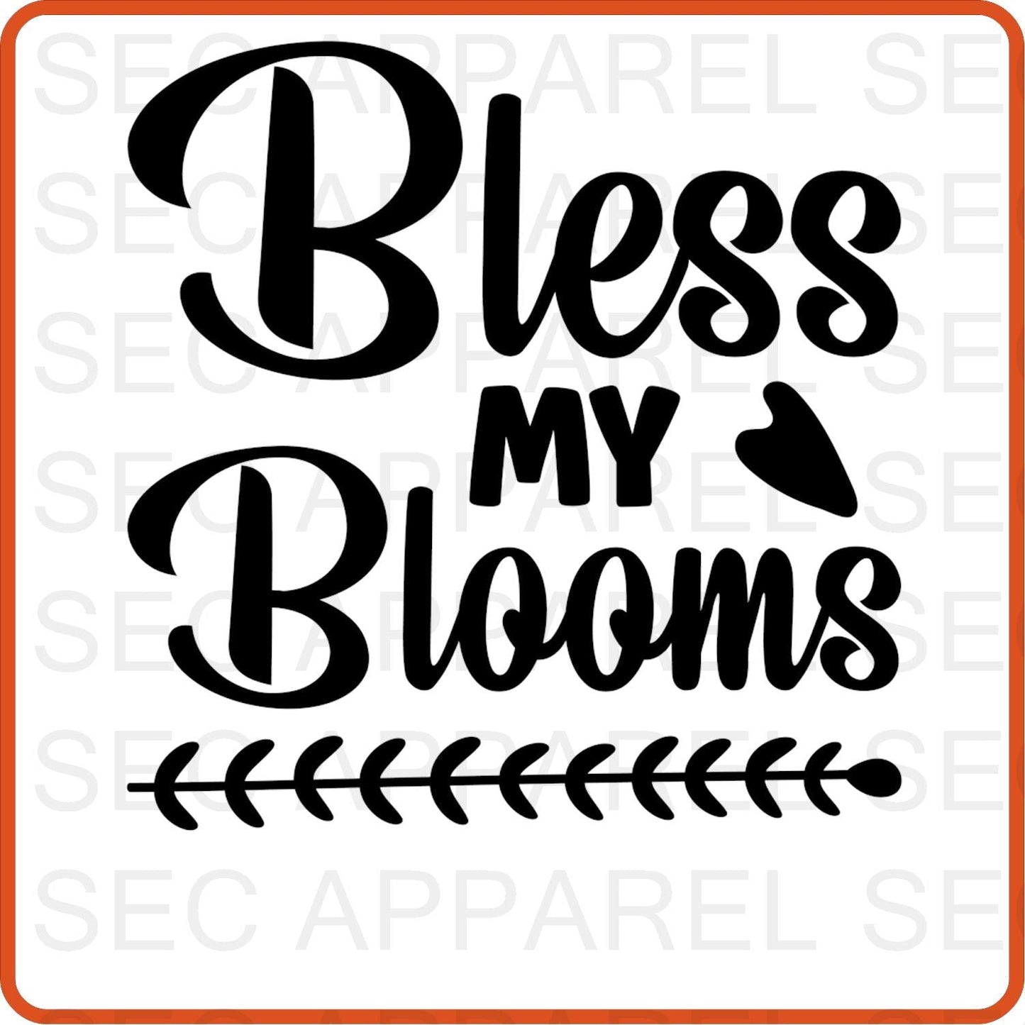 Spring Iron On Decals Patches transfers vinyl for shirts, clothing | Bless My Blooms - secapparelonline