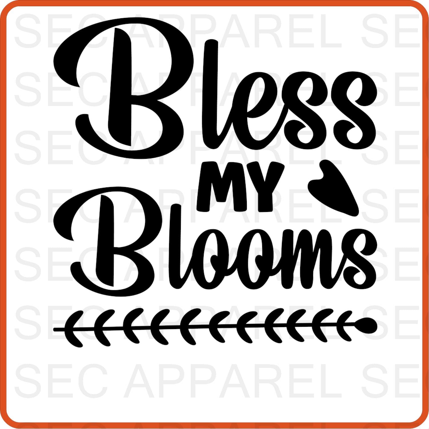 Spring Iron On Decals Patches transfers vinyl for shirts, clothing | Bless My Blooms - secapparelonline