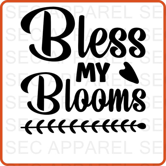 Spring Iron On Decals Patches transfers vinyl for shirts, clothing | Bless My Blooms - secapparelonline