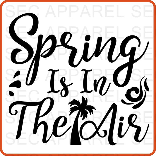 Spring Iron On Decals Patches transfers vinyl for shirts, clothing | Spring Is In the Air - secapparelonline