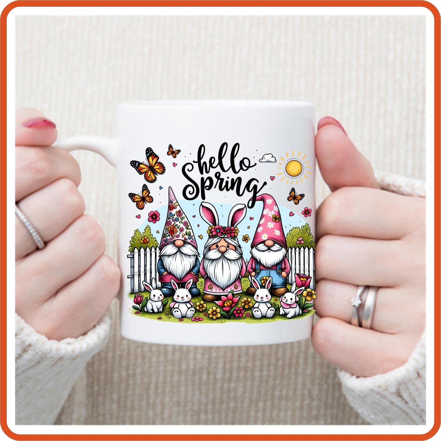 Spring Mugs - 11oz Coffee Mug | SEC Apparel | Hello Spring 10 - secapparelonline