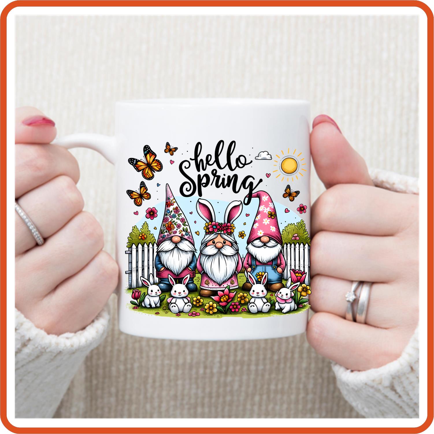 Spring Mugs - 11oz Coffee Mug | SEC Apparel | Hello Spring 10 - secapparelonline