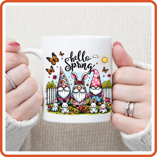 Spring Mugs - 11oz Coffee Mug | SEC Apparel | Hello Spring 10 - secapparelonline