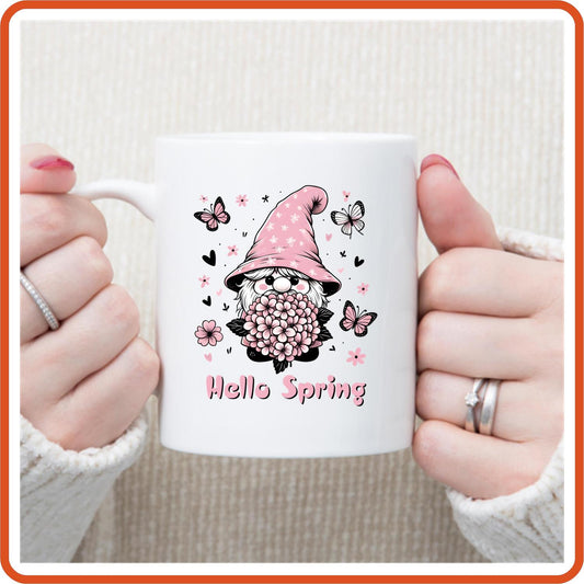 Spring Mugs - 11oz Coffee Mug | SEC Apparel | Hello Spring 2 - secapparelonline
