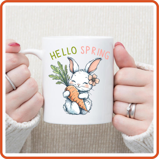 Spring Mugs - 11oz Coffee Mug | SEC Apparel | Hello Spring 3 - secapparelonline
