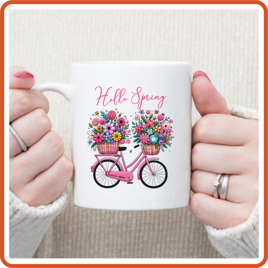 Spring Mugs - 11oz Coffee Mug | SEC Apparel | Hello Spring - secapparelonline