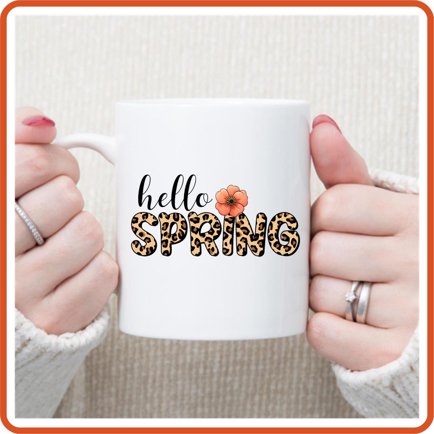 Spring Mugs - 11oz Coffee Mug | SEC Apparel | Hello Spring 6 - secapparelonline