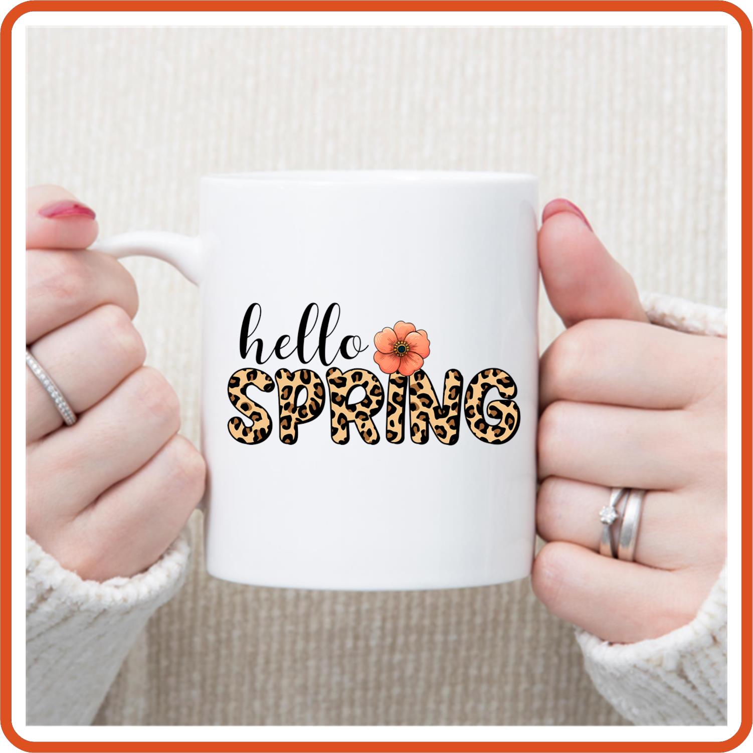 Spring Mugs - 11oz Coffee Mug | SEC Apparel | Hello Spring 6 - secapparelonline