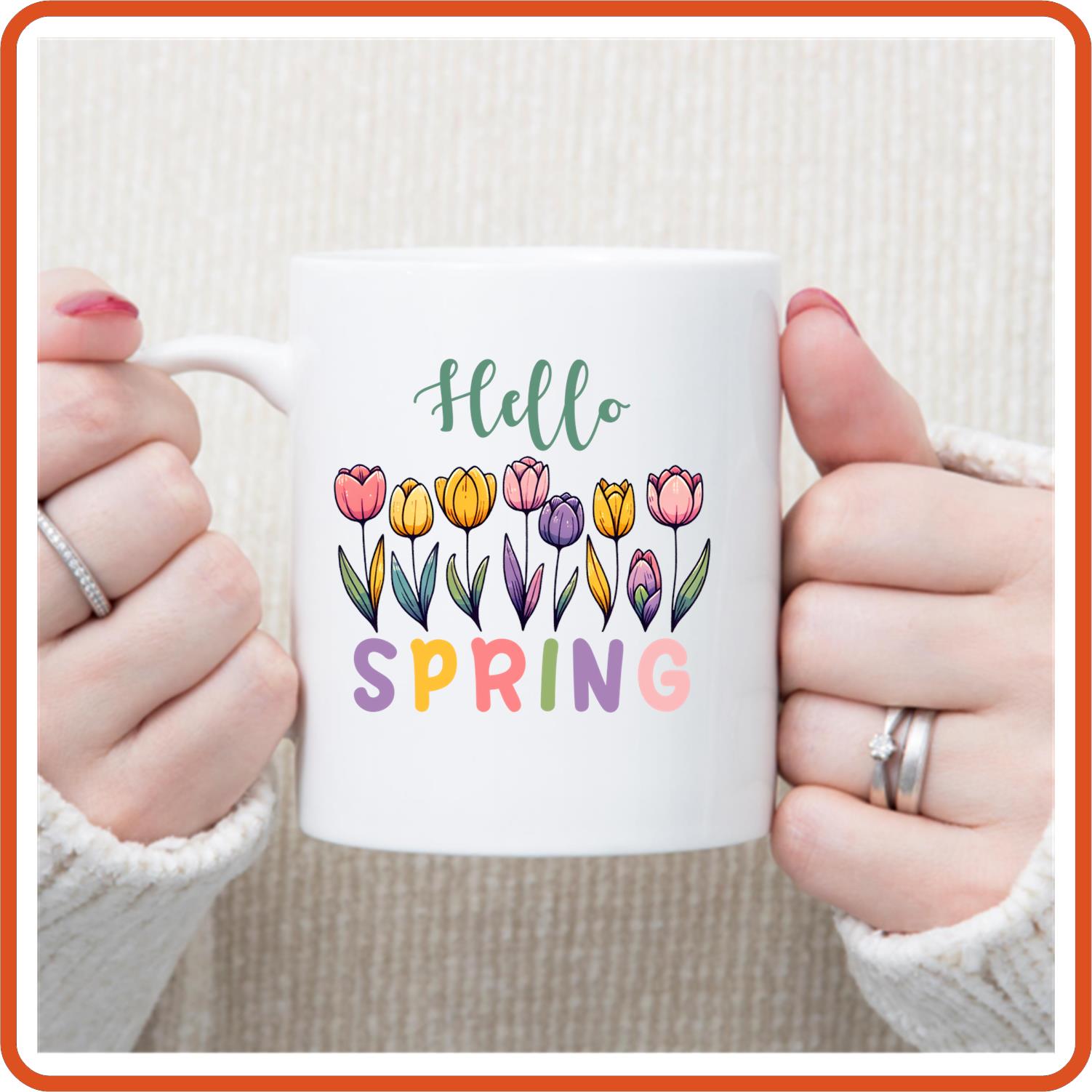 Spring Mugs - 11oz Coffee Mug | SEC Apparel | Hello Spring 8 - secapparelonline