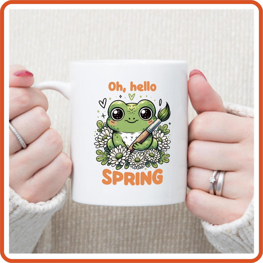 Spring Mugs - 11oz Coffee Mug | SEC Apparel | Oh Hello Spring 2 - secapparelonline