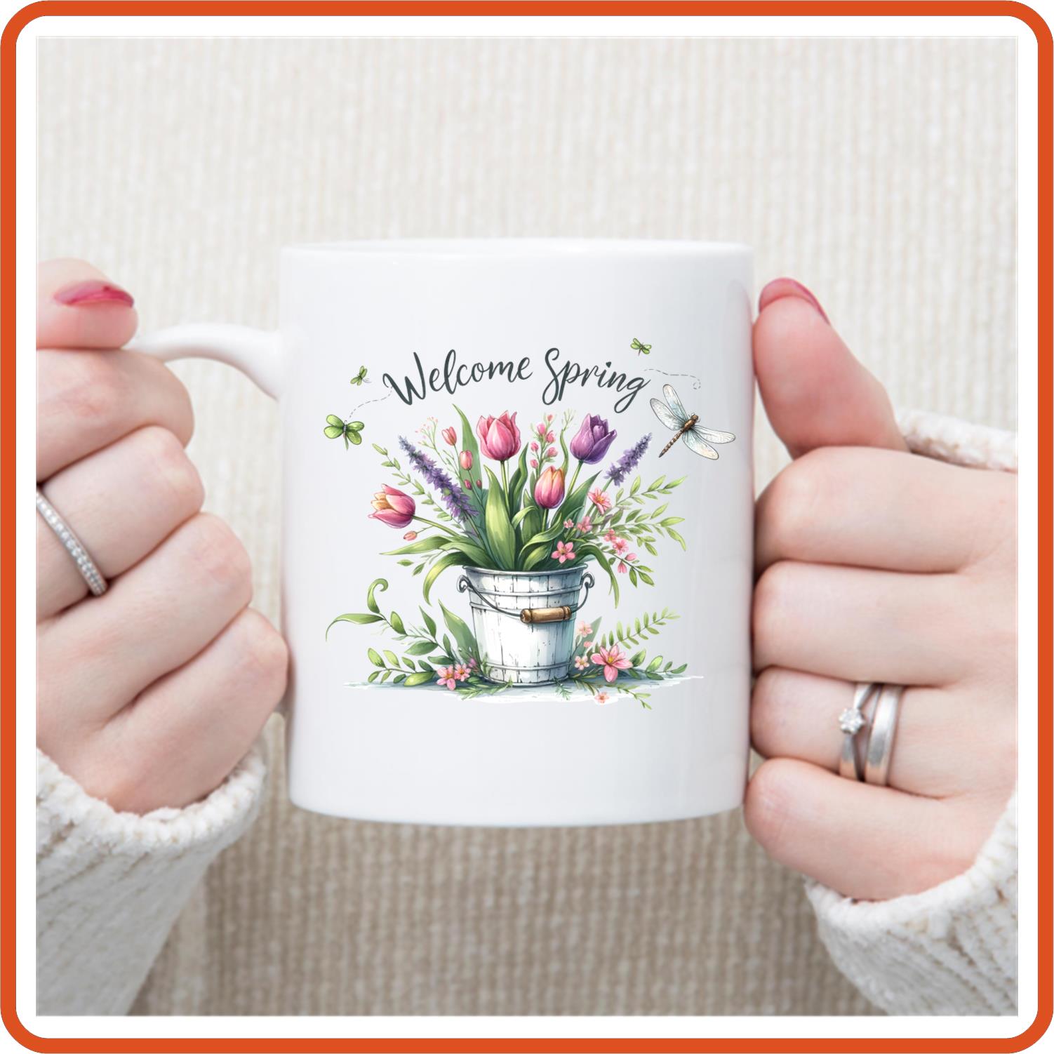 Spring Mugs - 11oz Coffee Mug | SEC Apparel | Welcome Spring - secapparelonline