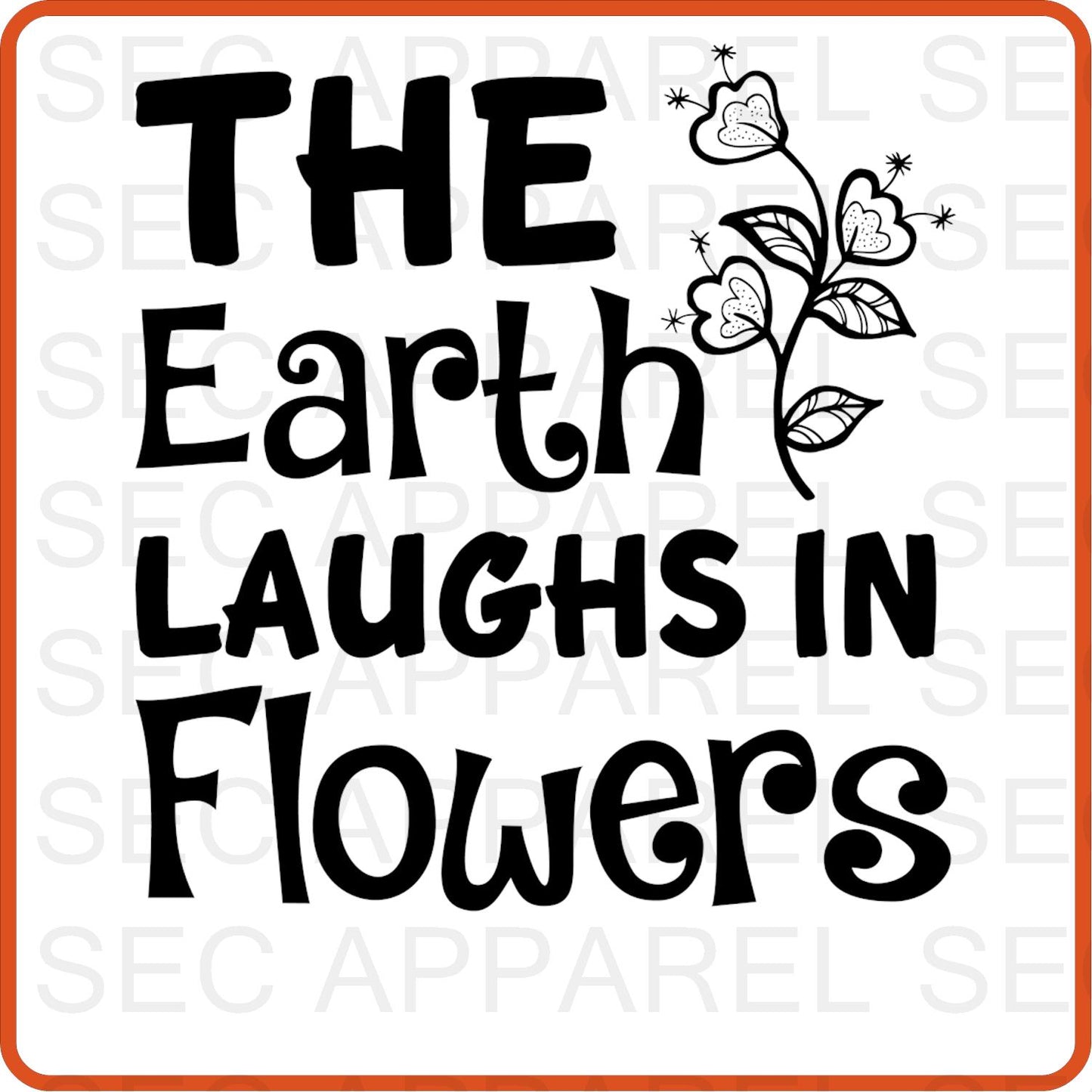 Spring Iron On Decals Patches transfers vinyl  for shirts, clothing | The Earth Laughs In Flower