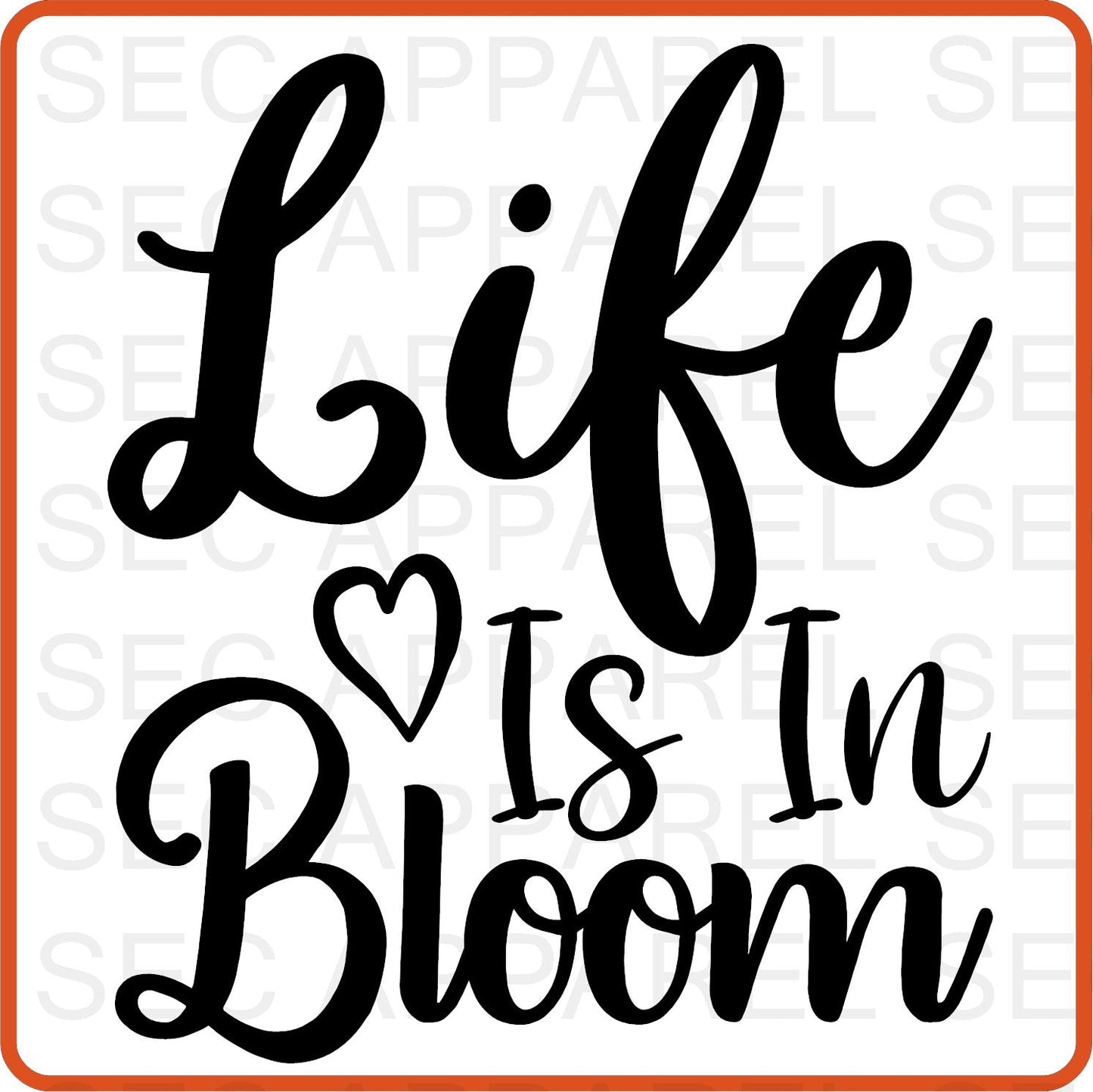 Spring Iron On Decals Patches transfers vinyl  for shirts, clothing | Life Is In Bloom