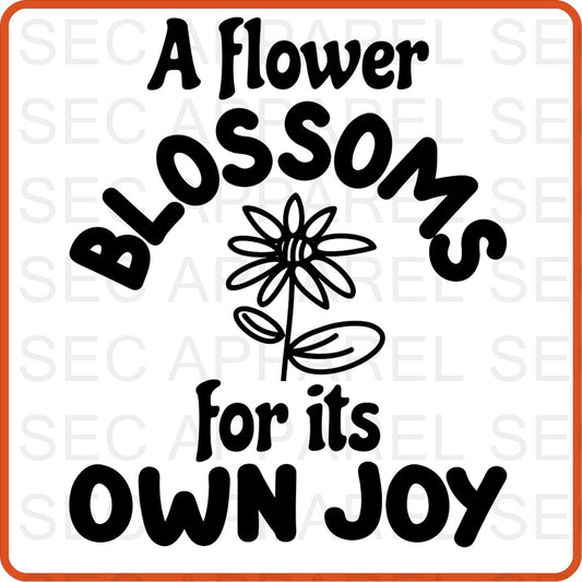 Spring Iron On Decals Patches transfers vinyl  for shirts, clothing | A Flower Blossoms for It's Joy