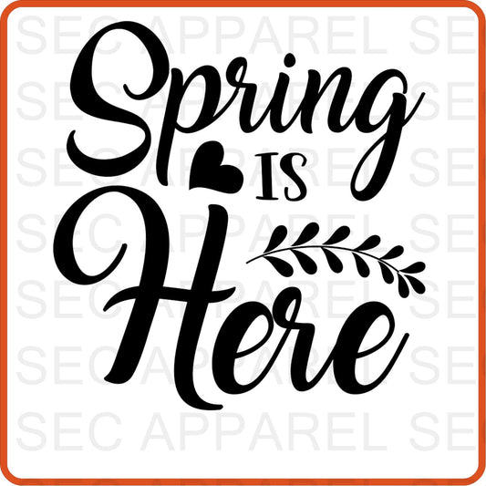 Spring Iron On Decals Patches transfers vinyl  for shirts, clothing | Spring Is Here