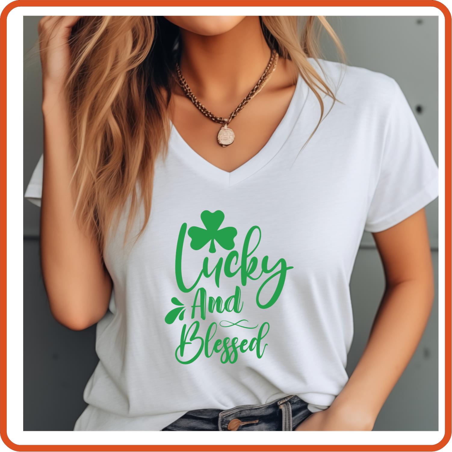 St. Patricks Graphic T-shirts | Saint Patrick's Shirts | SEC Apparel | Lucky and Blessed - secapparelonline