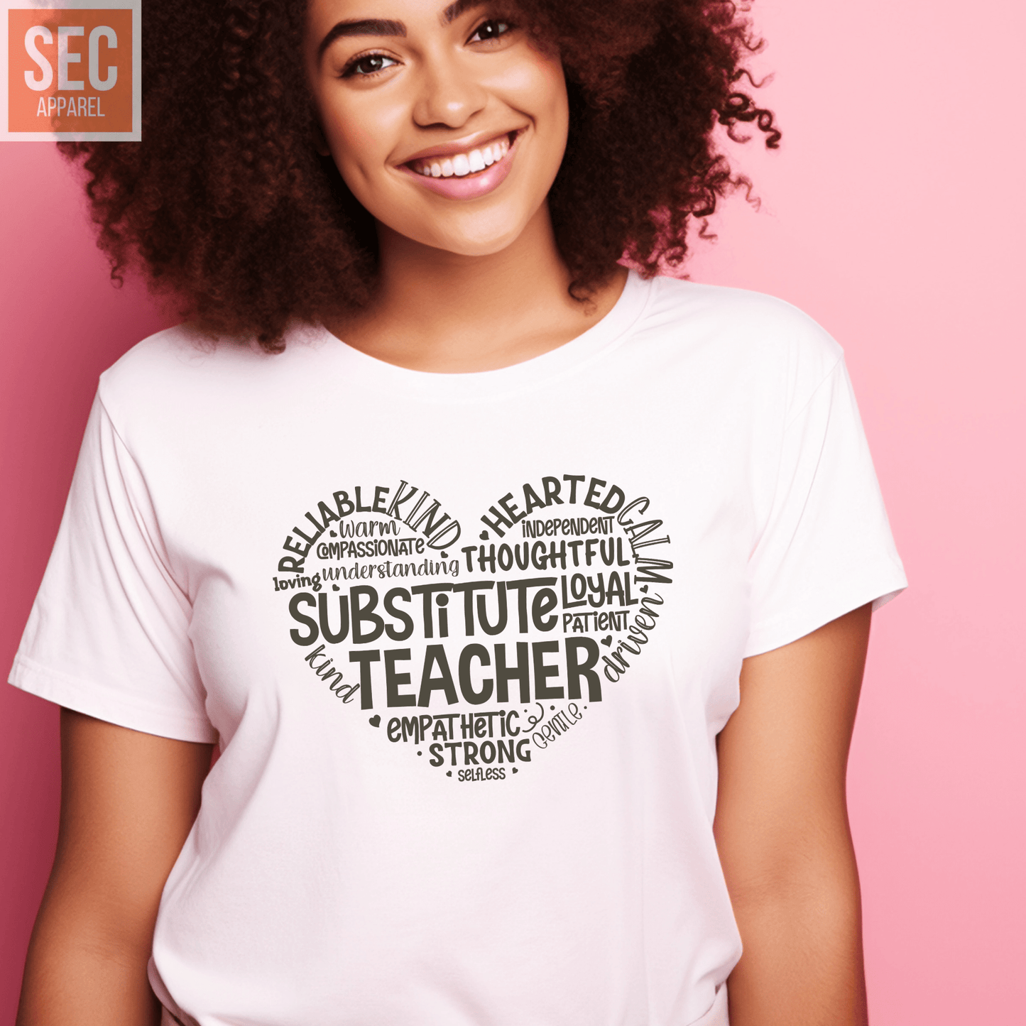 Substitute Teacher | Graphic T Shirts| Unisex | SEC Apparel - secapparelonline