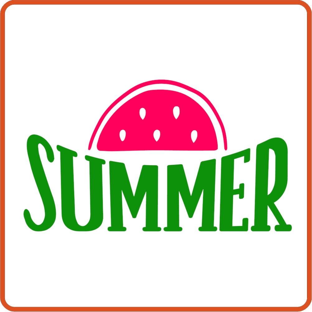 Summer 1 | Summer Iron On Decal by SEC Apparel for Shirts, Clothing and More - secapparelonline
