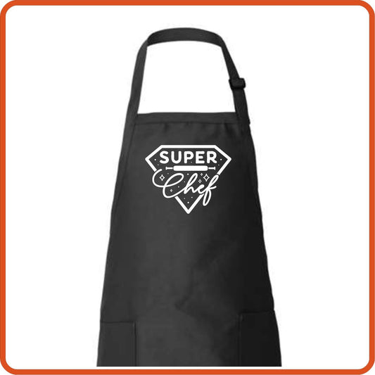 Super Chef Full Length Apron by SEC Apparel - secapparelonline