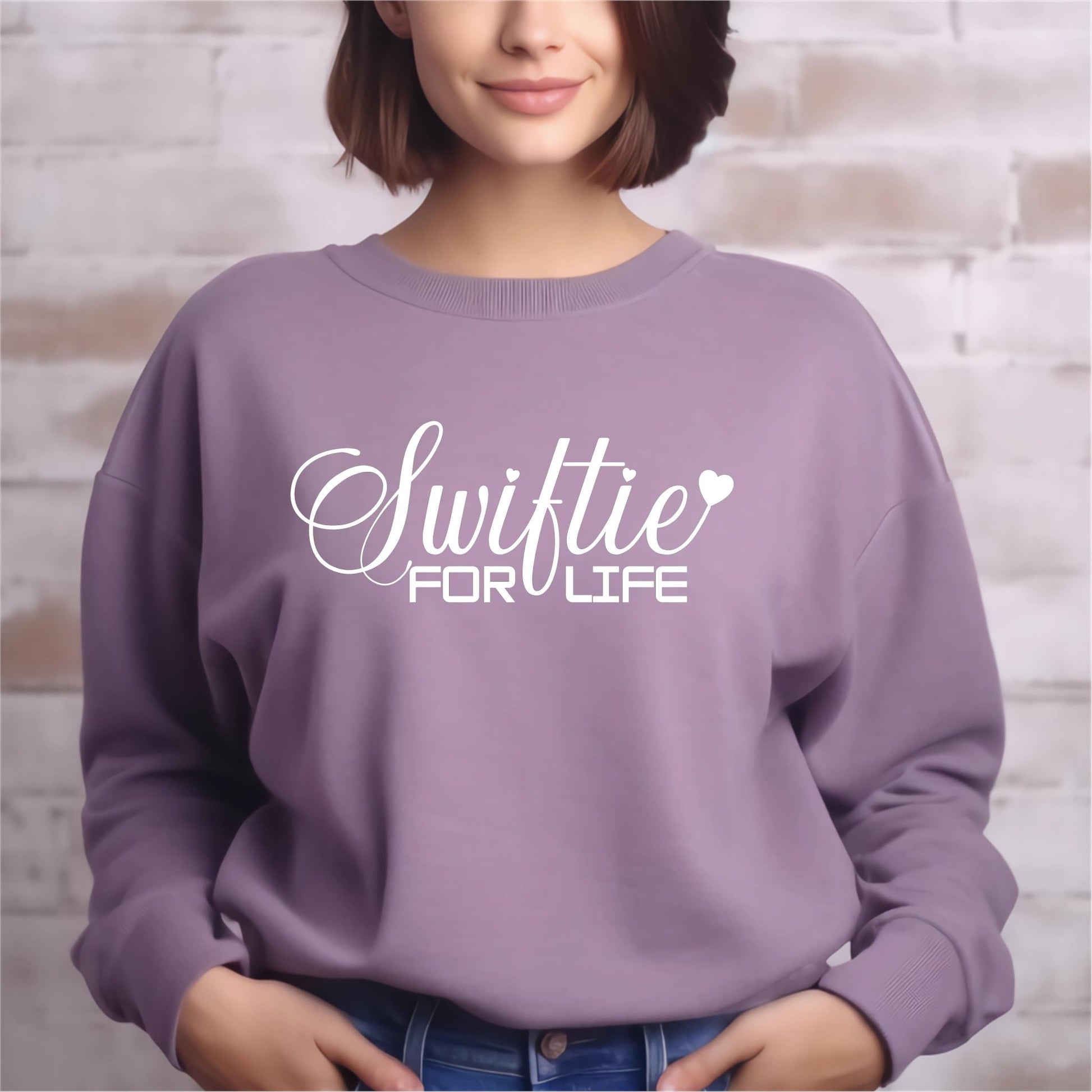 Swiftie for Life Sweatshirt | Women's Fleece | SEC Apparel - secapparelonline
