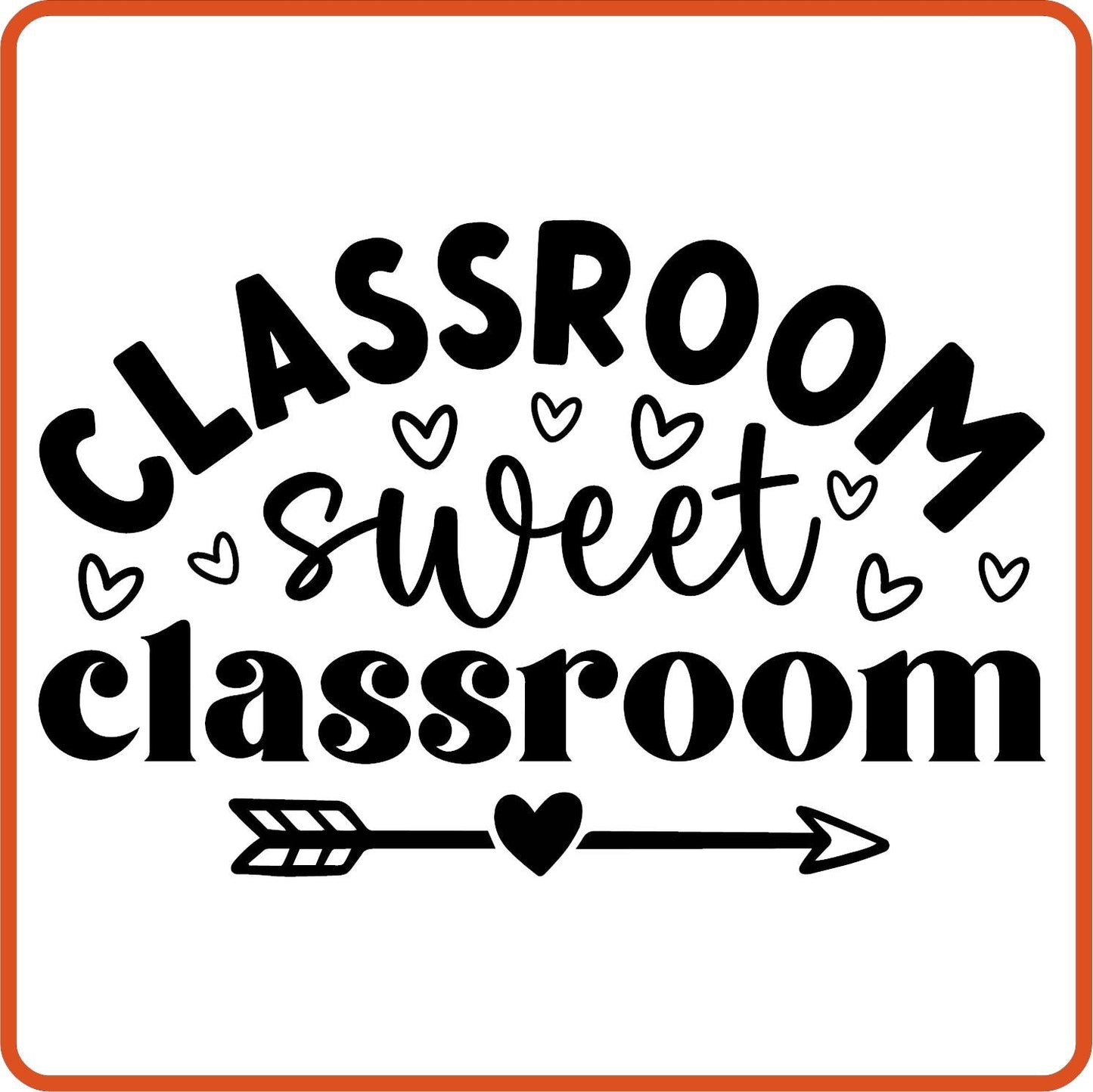 Teacher Iron On Decals Patches transfers vinyl for shirts, clothing | Professional | Classroom Sweet - secapparelonline
