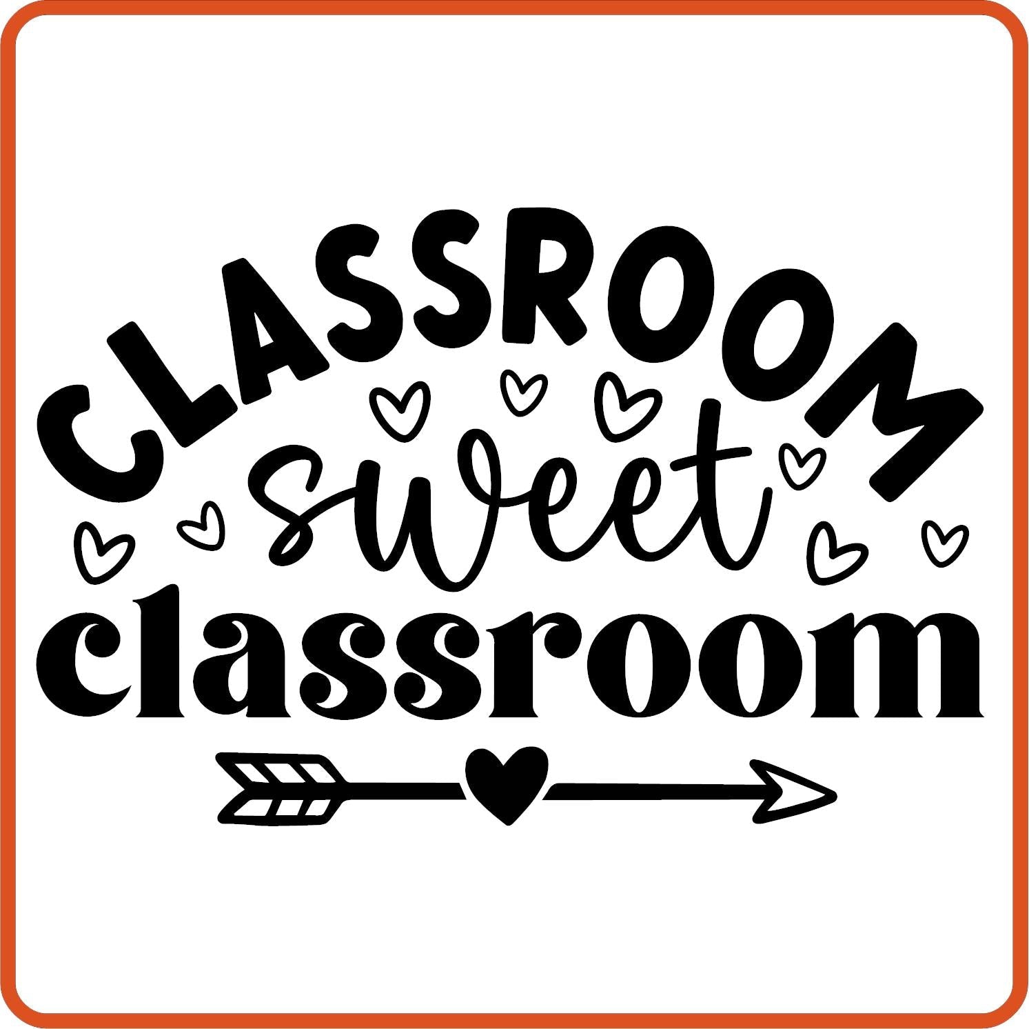 Teacher Iron On Decals Patches transfers vinyl for shirts, clothing | Professional | Classroom Sweet - secapparelonline