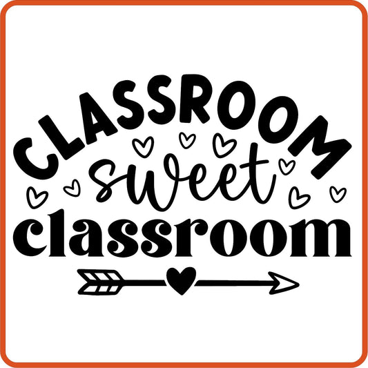 Teacher Iron On Decals Patches transfers vinyl for shirts, clothing | Professional | Classroom Sweet - secapparelonline