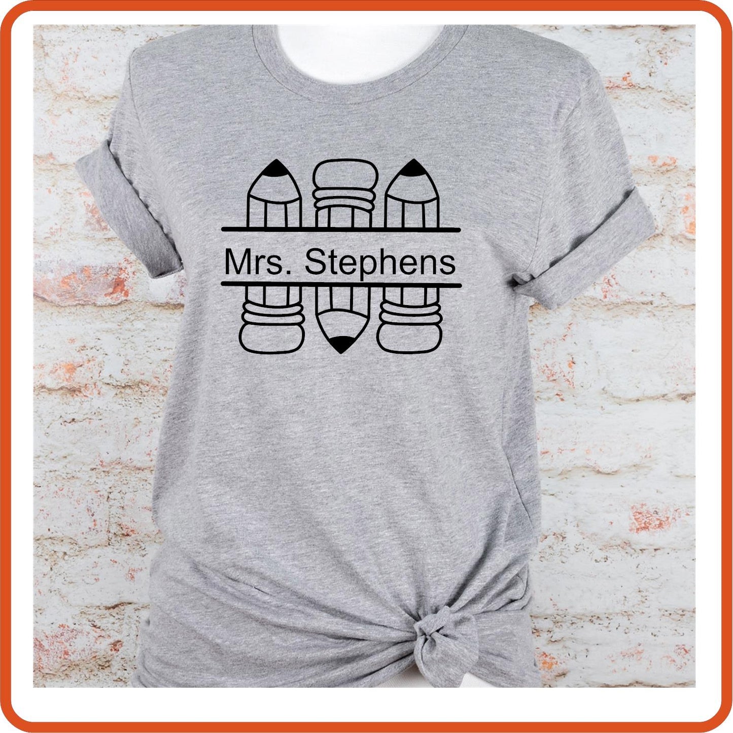 Teacher Iron On Decals Patches transfers vinyl for shirts, clothing | Professional| Custom Name - secapparelonline