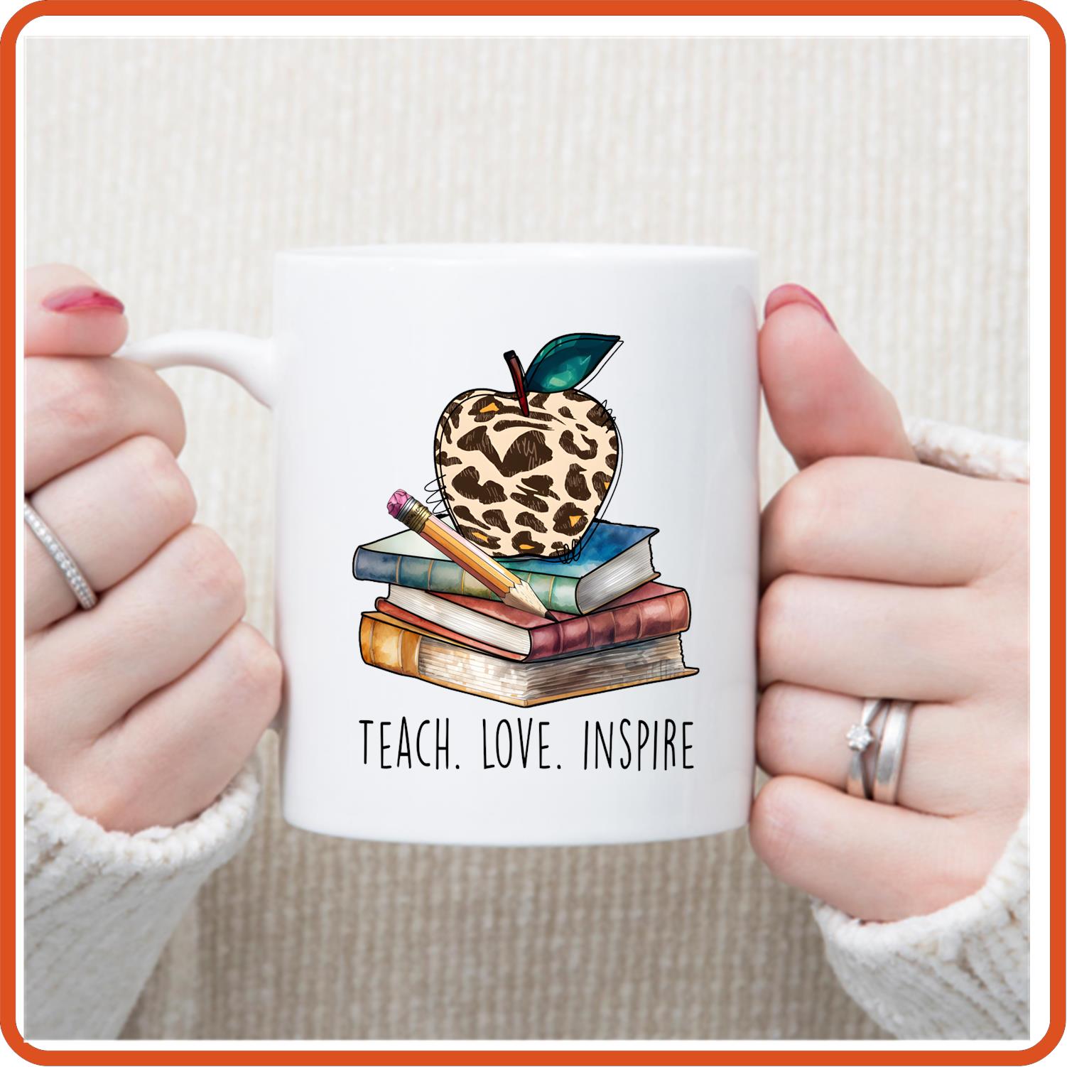 Teacher Mugs - 11oz Coffee Mug | Professional Mugs | Teach Love Inspire 2 - secapparelonline