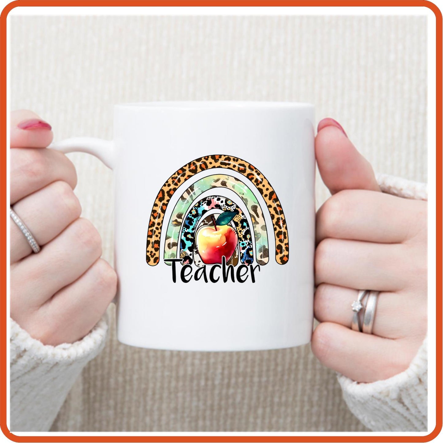 Teacher Mugs - 11oz Coffee Mug | Professional Mugs | Teacher - apple - secapparelonline