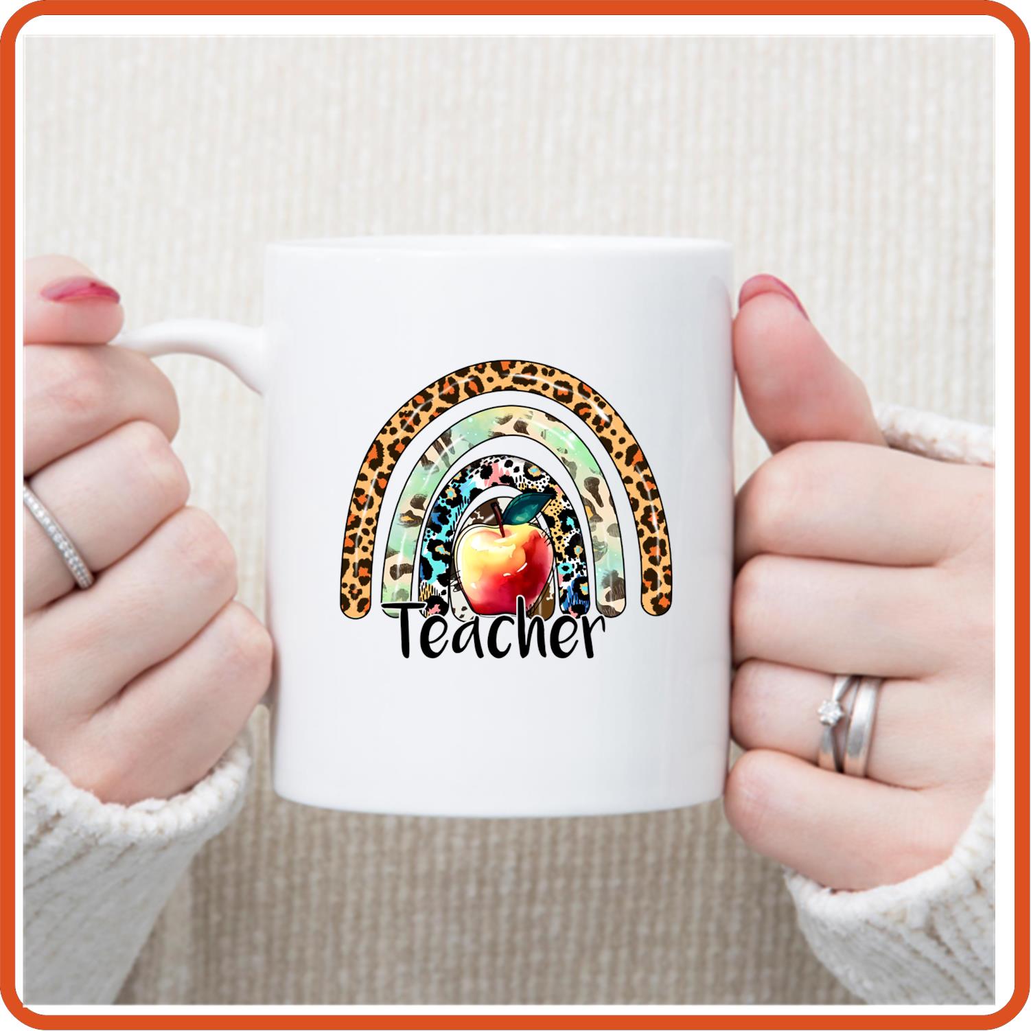 Teacher Mugs - 11oz Coffee Mug | Professional Mugs | Teacher - apple - secapparelonline