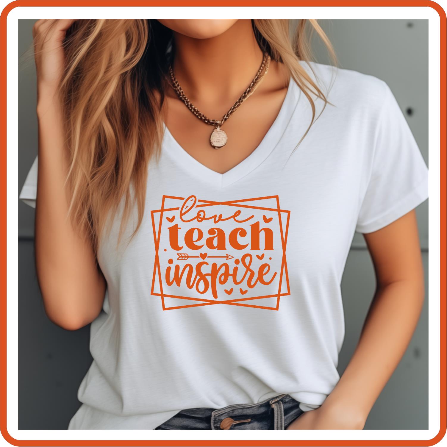 Teacher T-shirts Funny | Professional Shirts | SEC Apparel | Love Teach Inspire - secapparelonline