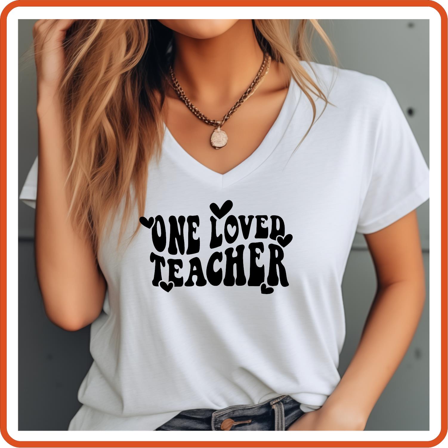 Teacher T-shirts Funny | Professional Shirts | SEC Apparel | One Loved Teacher - secapparelonline