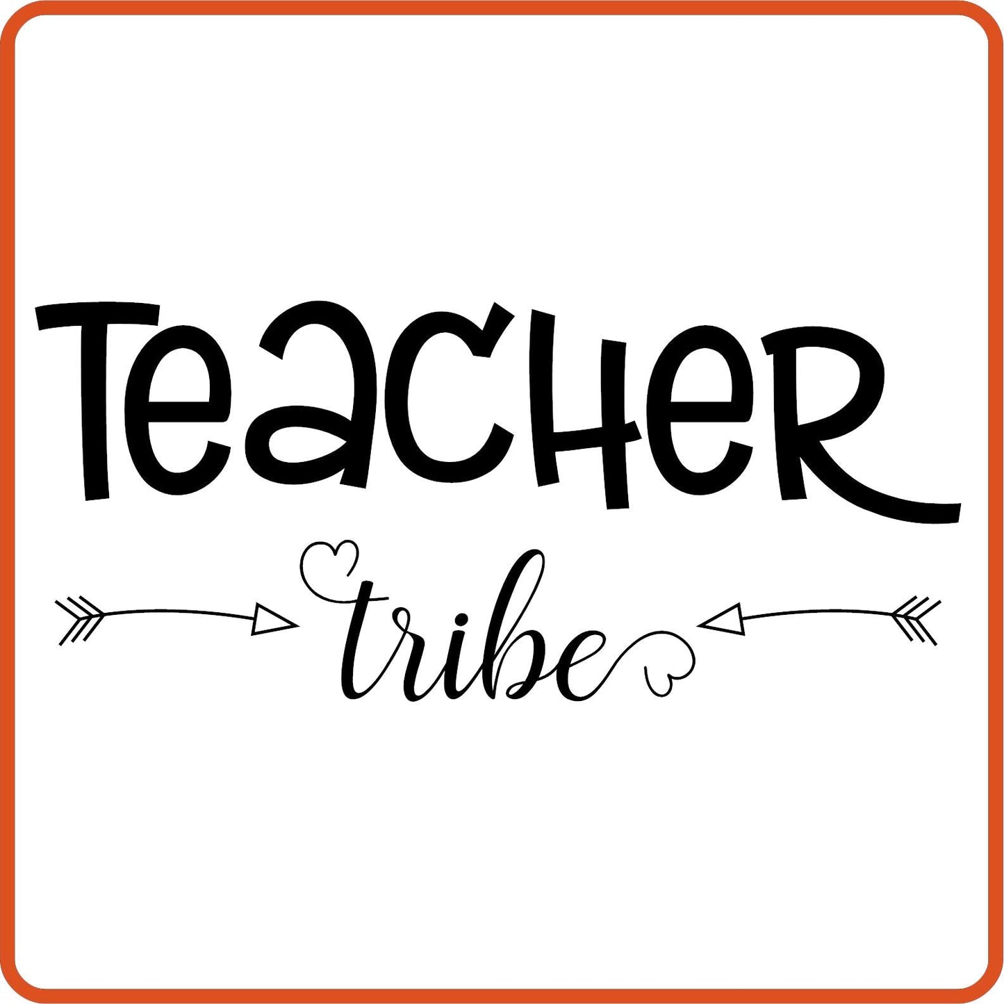 Teacher Tribe| Back to School Iron On Decals Patches by SEC Apparel - secapparelonline