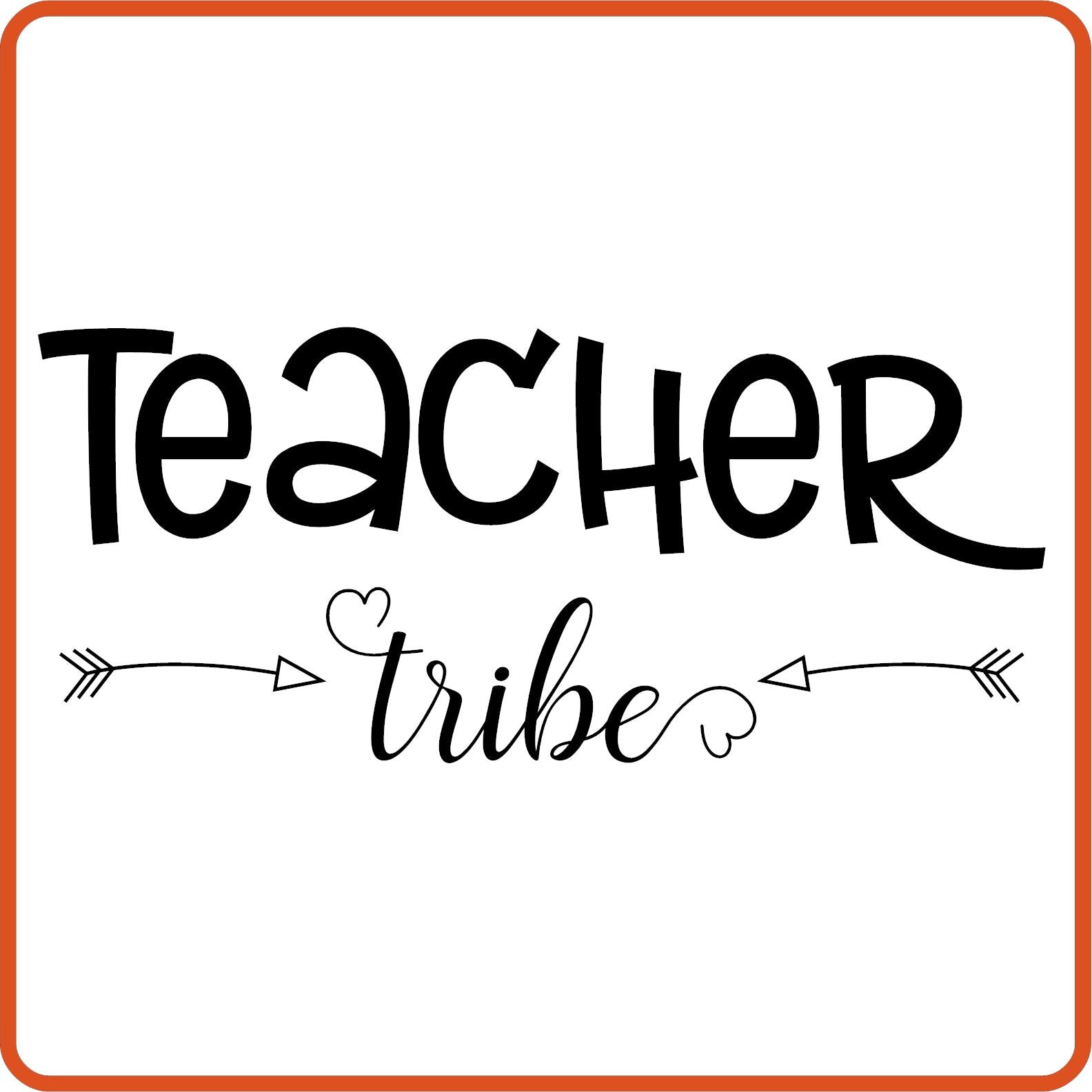 Teacher Tribe| Back to School Iron On Decals Patches by SEC Apparel - secapparelonline
